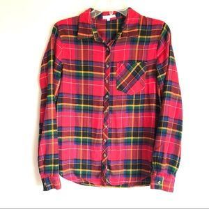 Maurice’s Plaid Flannel Button Down Top